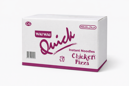 Wai Wai Quick Chicken Pizza Noodles – Box of 40 | Buy in UK