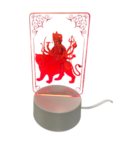 Durga Mata Frame with led Light – authentic Nepali product available in the UK img 1
