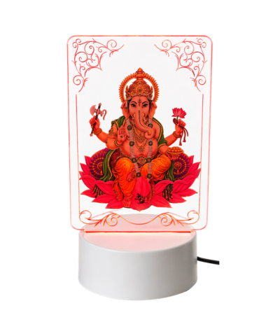 Ganesh Ji LED Frame with Plug – Buy in UK