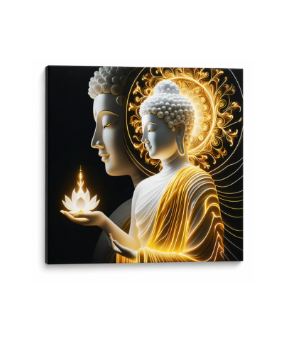 Gautam Buddha Canvas Wall Art – Peace & Enlightenment | Buy in UK