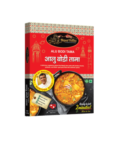 Heat & Eat Alu Bodi Tama 250g – Ready Nepali Meal | Buy in UK