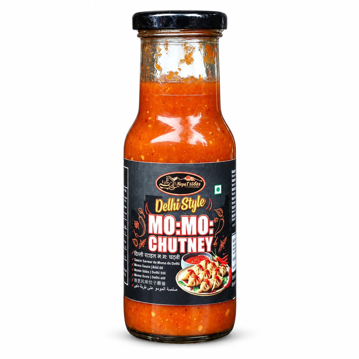 A bottle of Lahoriwala Delhi Style Mo-Mo Chutney 