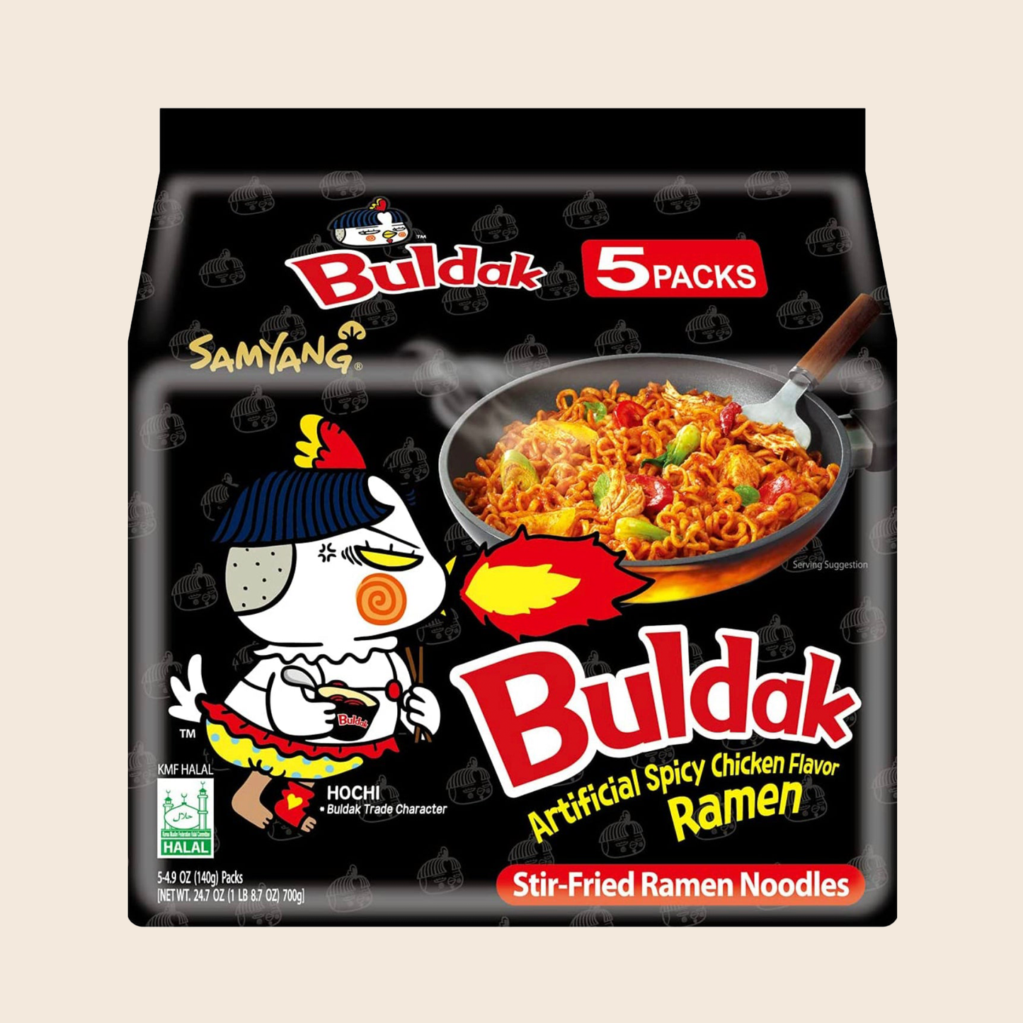 Samayang Buldok (5Pack) (Black)