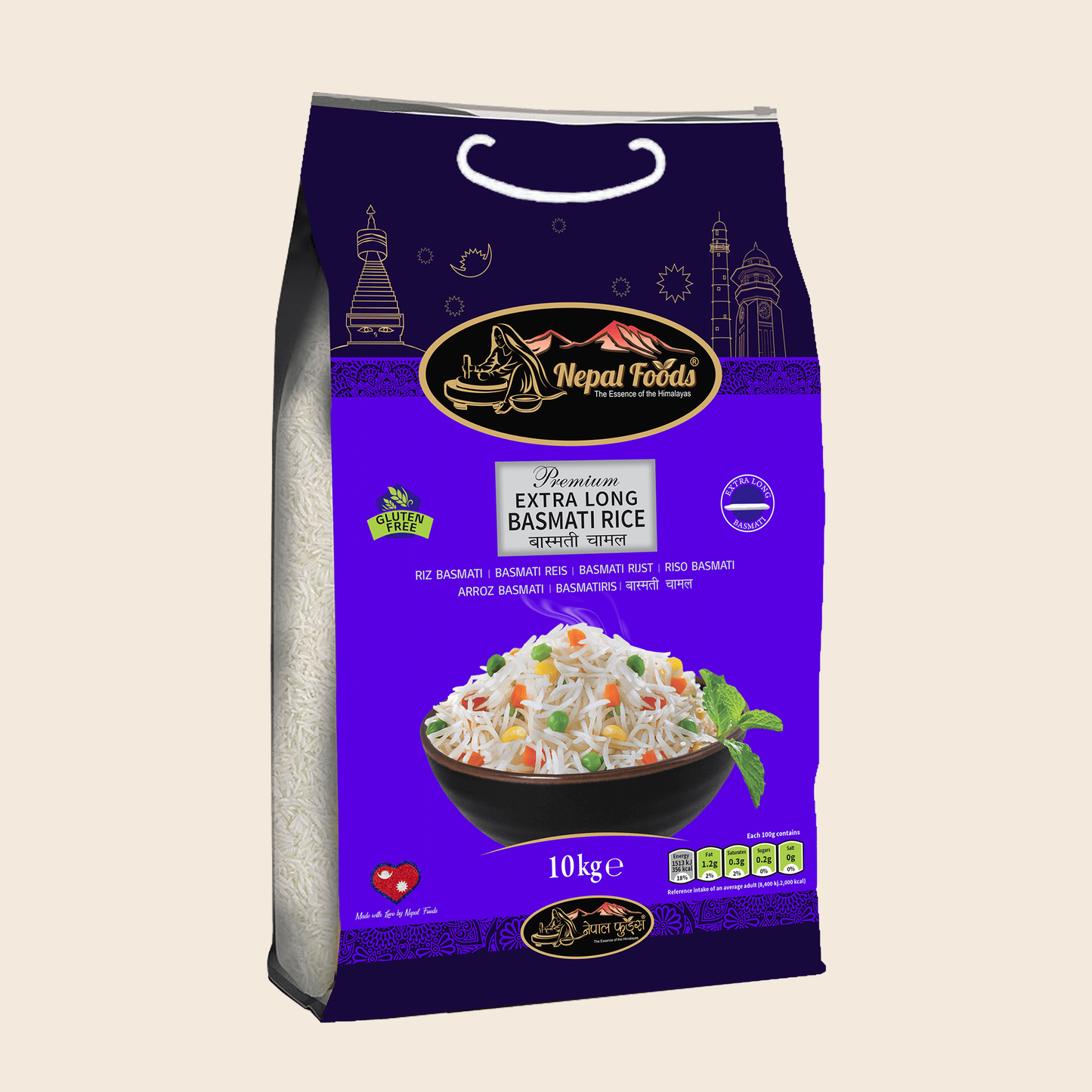 NEPAL FOODS EX LONG BASMATI 10kg