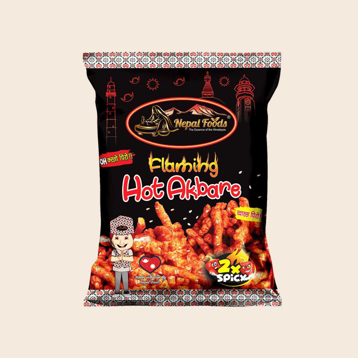 Flaming Hot Akabare Sticks 70g. *Great Taste Winner* ⭐️⭐️