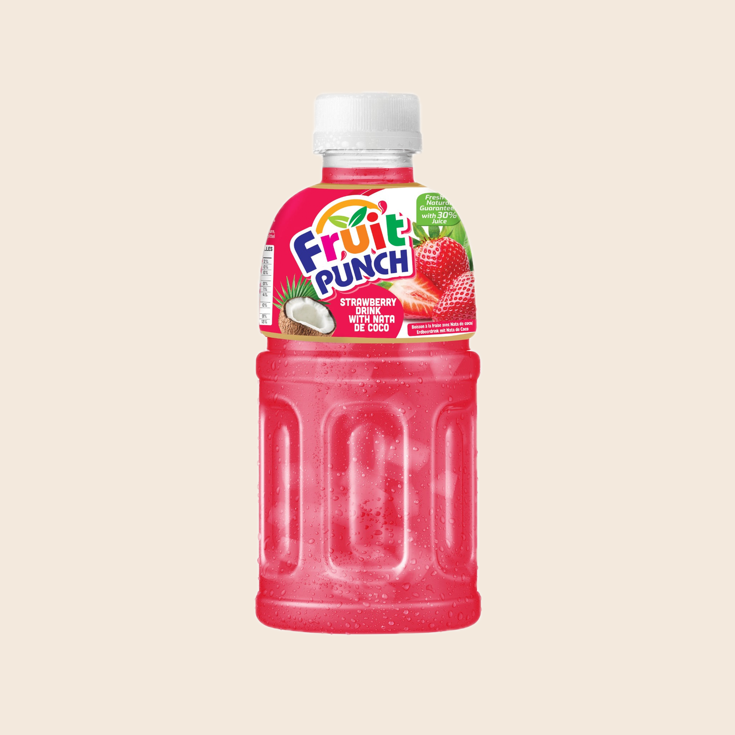 Strawberry Juice with Nata de Coco 320ml x 6 (6 pack)