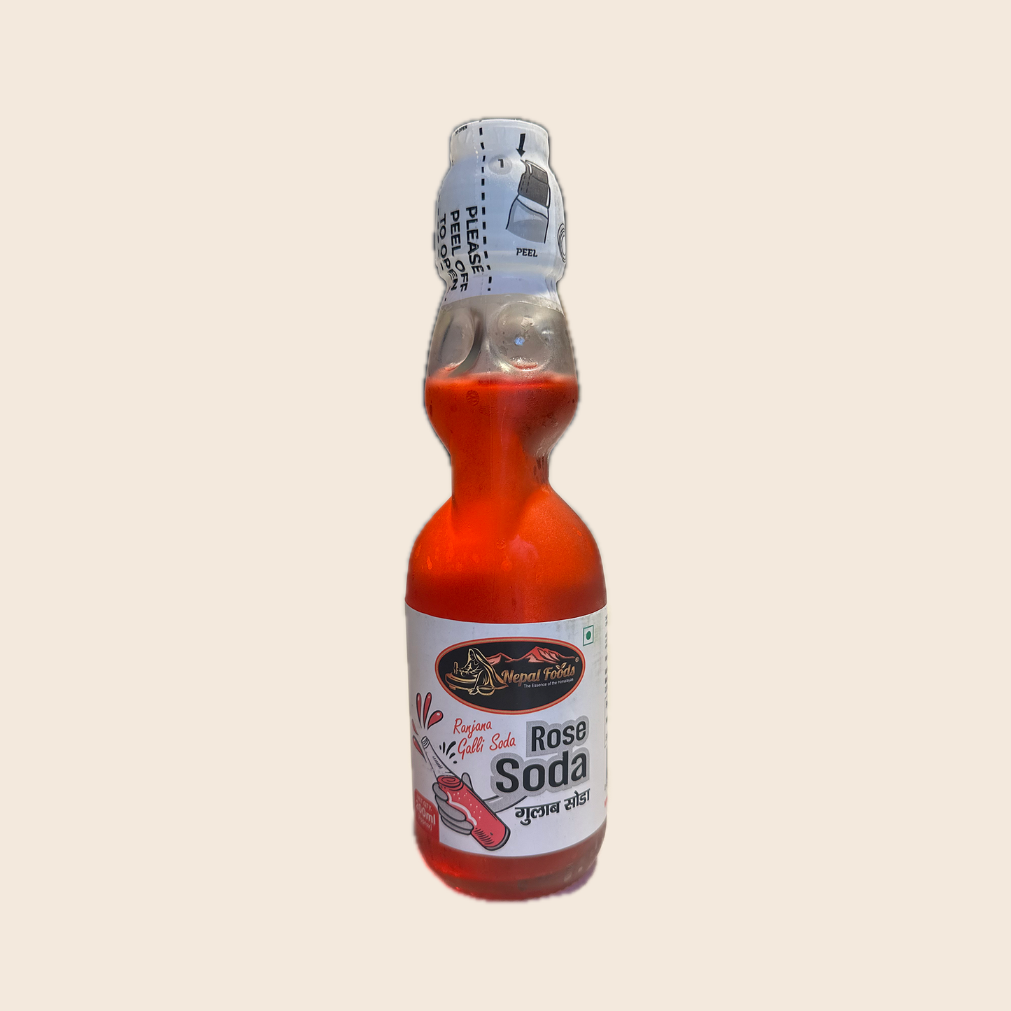 Rose flavour Soda