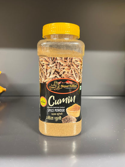 Jar of cumin spice powder – authentic Nepali product available in the UK