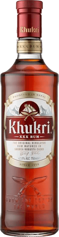 KHUKRI XXX RUM 75CL – authentic Nepali rum available in the UK