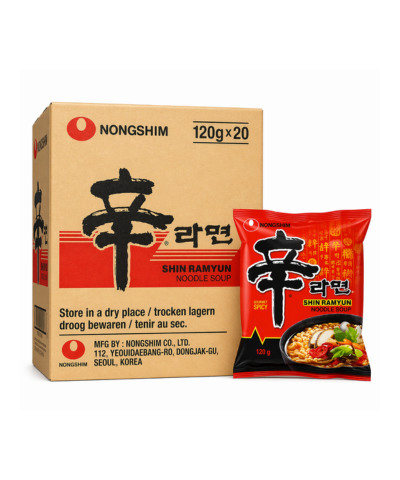 Nongshim Shin Ramyun Full Box – 40 Packs | Buy in UK
