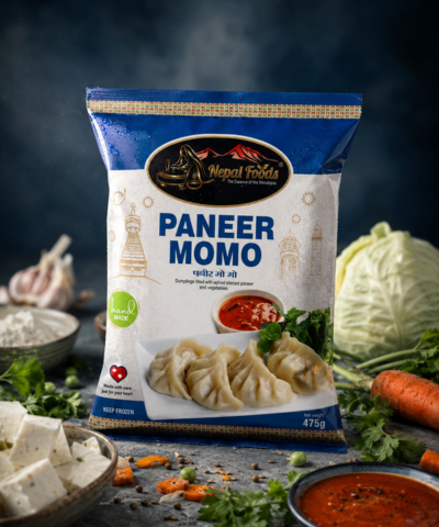 Frozen Paneer Momo 475g – Nepali Cheese Dumplings | Buy in UK