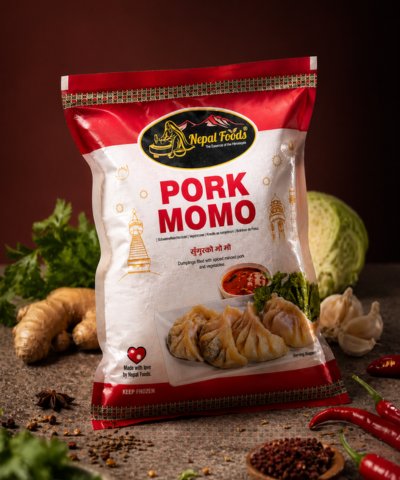 Frozen Pork Momo – 475g | Authentic Nepali Pork Dumplings