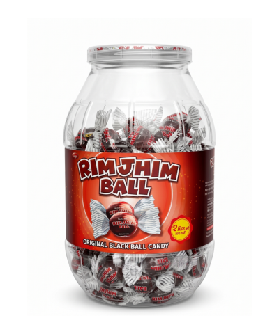 Rimjhim Ball Black Candy – 120 Piece Jar | Nepali Sweet | Buy in UK
