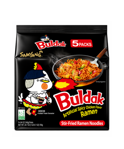 Samyang Buldak Noodles 5 Pack – Original Black | Buy in UK