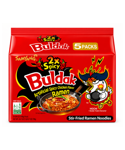 Samyang Buldak Noodles 5 Pack – Original Black | Buy in UK