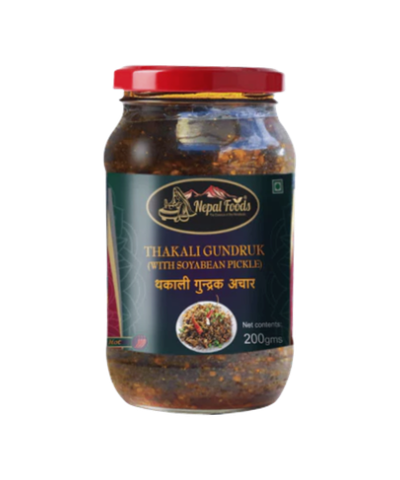 Thakali Gundruk Pickle 200g – Nepali Fermented Greens Achar | Buy in UK