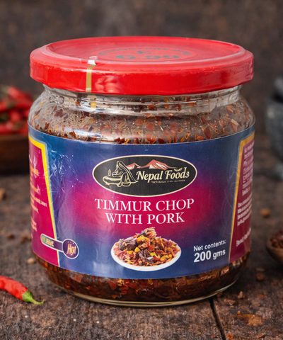 Timmur Chhop with Pork 200g – Nepali Spiced Meat | Buy in UK
