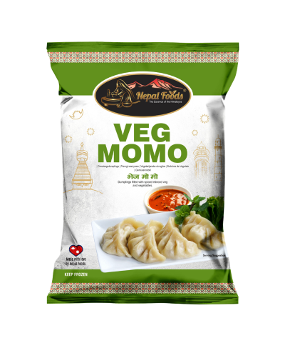 Frozen Veg Momo 475g – Nepali Vegetable Dumplings | Buy in UK