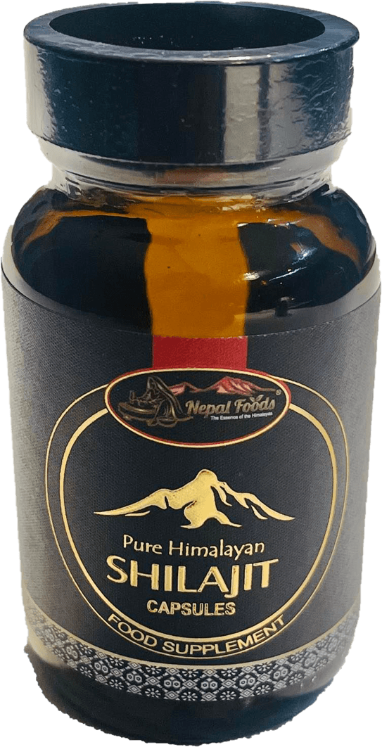 Shilajit Capsule 30's – authentic Nepali product available in the UK