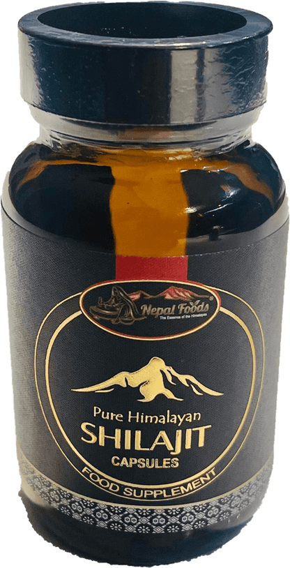 Shilajit Capsule 30's – authentic Nepali product available in the UK