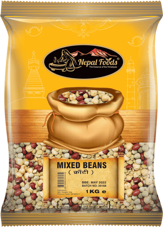 MIXED BEANS 1kg – authentic Nepali product available in the UK
