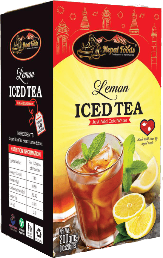 LEMON ICED TEA 200g – authentic Nepali product available in the UK