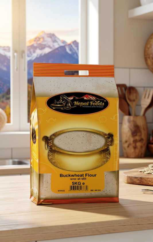 BUCKWHEAT FLOUR 5kg – authentic Nepali product available in the UK