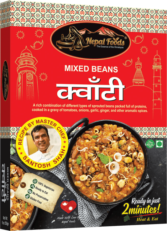 HEAT AND EAT KWATI 250g – authentic Nepali product available in the UK