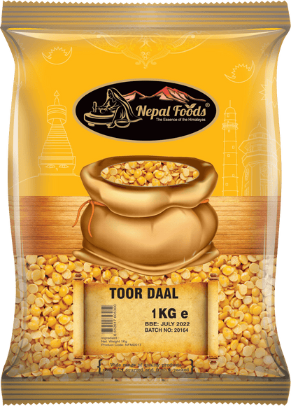 TOOR DAL 1kg – authentic Nepali product available in the UK