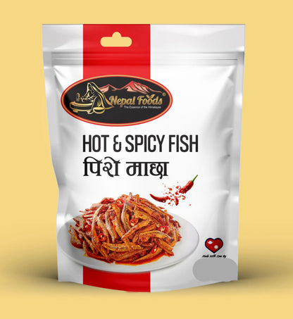 Hot and spicy Fish 90g (15g x 6 packets) – authentic Nepali product available in the UK