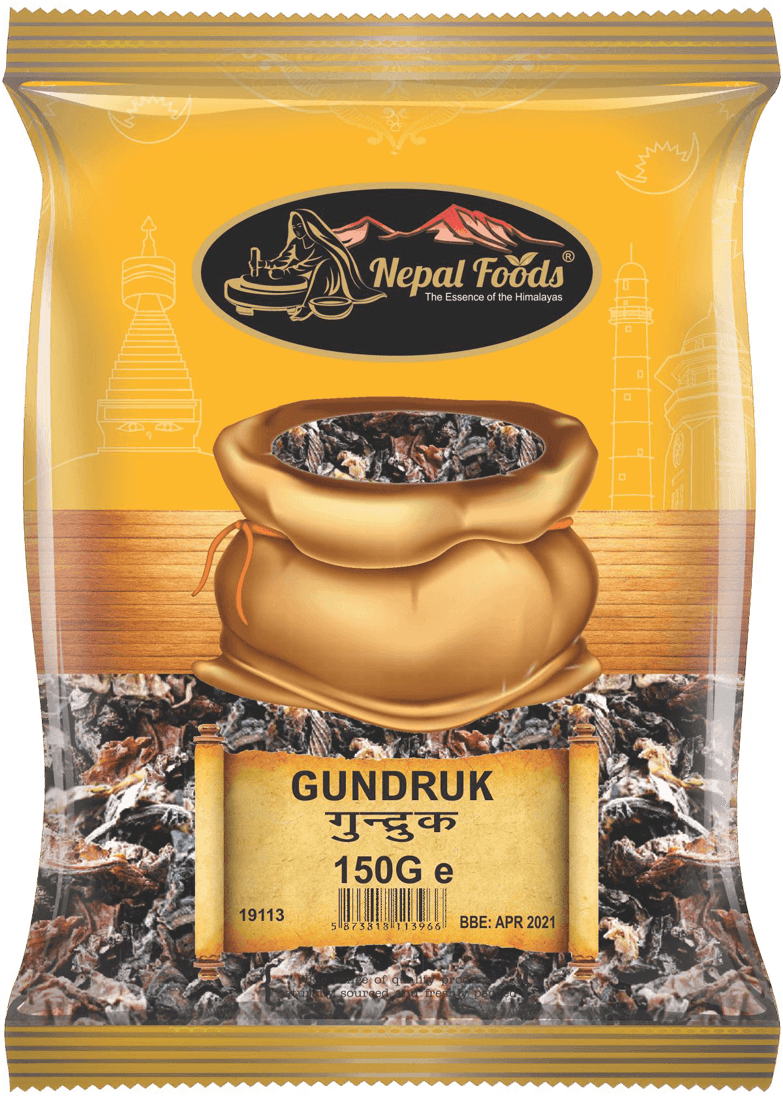 Gundruk (Dried herbs) 80g – authentic Nepali product available in the UK