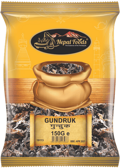 Gundruk (Dried herbs) 80g – authentic Nepali product available in the UK
