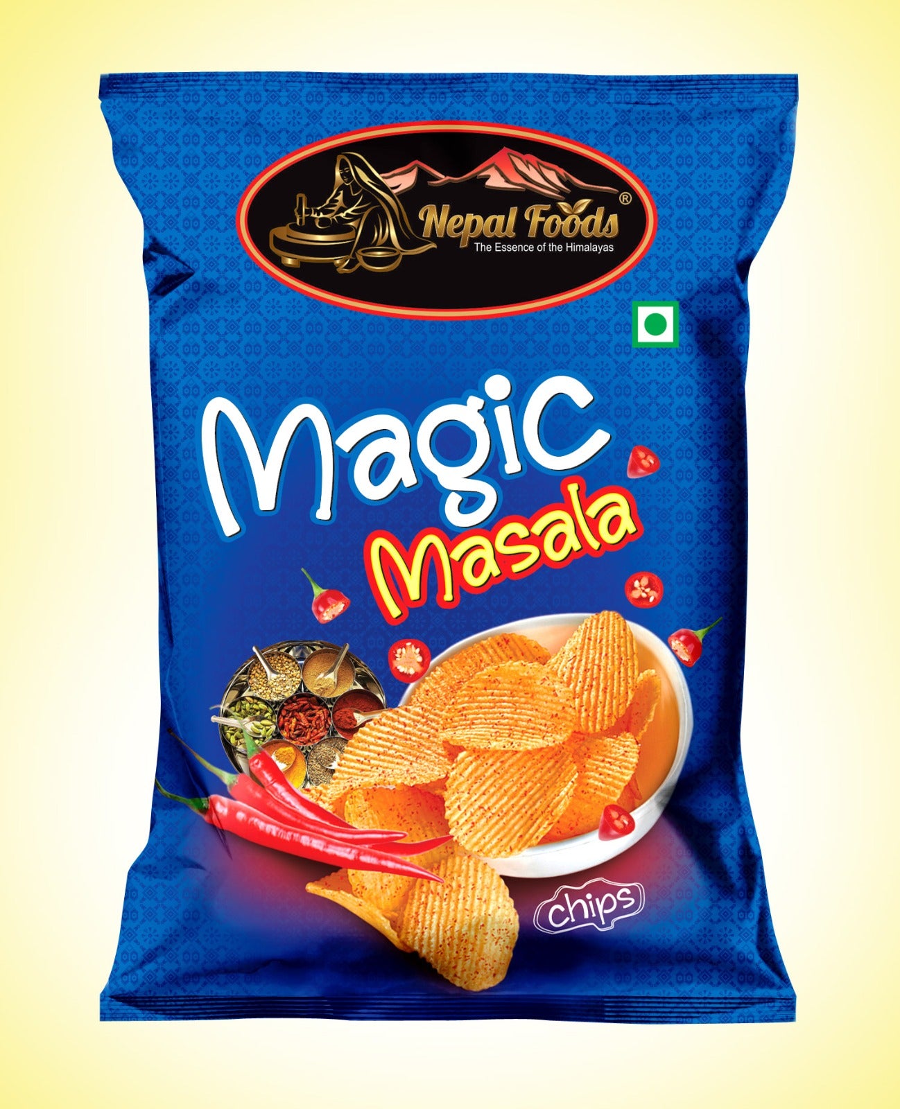 Magic Masala Potato chips 55g – authentic Nepali product available in the UK