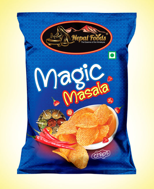 Magic Masala Potato chips 55g – authentic Nepali product available in the UK