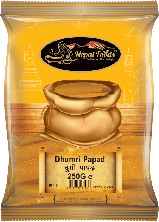 DHUMRI PAPAD 250g – authentic Nepali product available in the UK