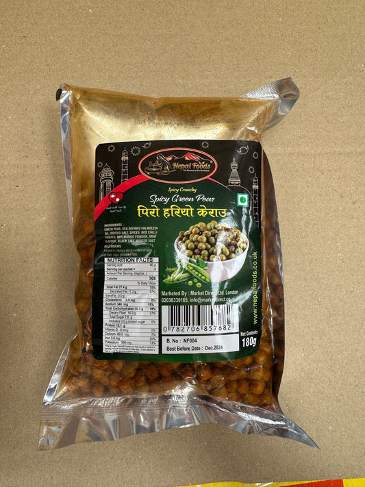 Spicy Green peas – authentic Nepali product available in the UK