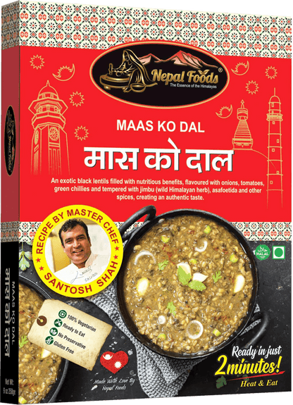 Heat & Eat Nepali Mas Ko Dal (Black Lentil Curry) – authentic Nepali product available in the UK